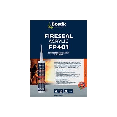 Bostik FP 401 FIRESEAL ACRYLIC - 310ml - Akryl ognioodporny